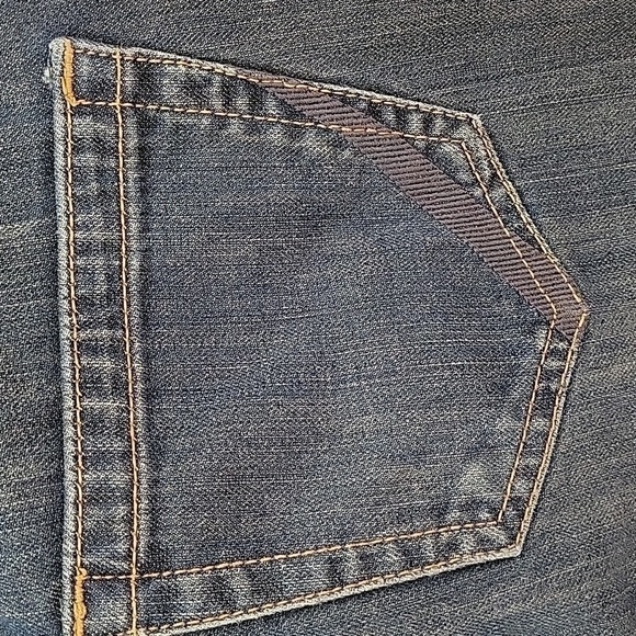 CONVERSE ONE STAR size 26 "delancey" classic straight blue jeans - Picture 5 of 6